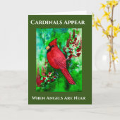 Carte Les anges semblent être près de la perte de sympat (Fleur jaune)