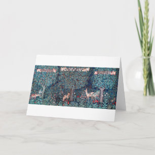 Carte Les animaux dans la forêt, William Morris