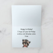 Carte Les animaux de forêt mignons (Intérieur)