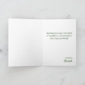 Carte les années 70 Retro Super Psychedelic Hippy Flower (Intérieur)