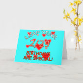 Carte Les Anniversaires De L'Année Du Bond Sont Spéciaux (Fleur jaune)