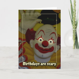 Carte Les Anniversaires Sont Effrayants