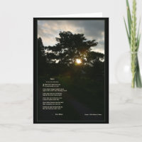 Les arbres 5x7 de poème de Joyce Kilmer ont plié