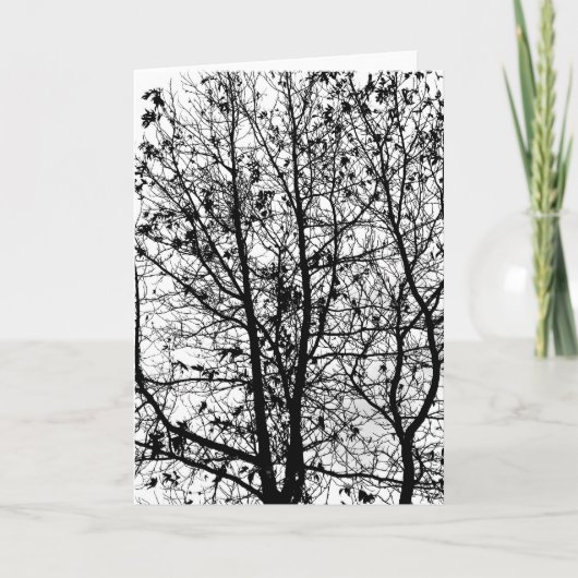 Carte Les arbres d'hiver (Devant)
