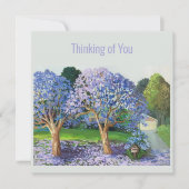 Carte Les arbres Jacaranda (Devant)