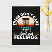 Carte Les arbres ne se soucient pas de vos sentiments Fê (Fleur jaune)