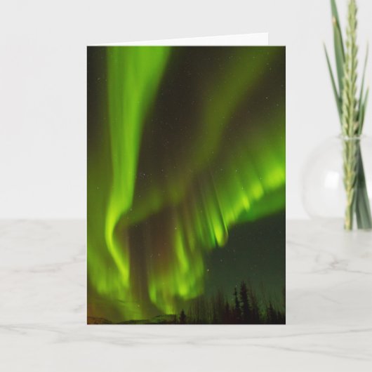 Carte Les aurores boréales | Fairbanks, Alaska (Devant)