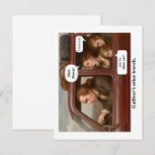 Carte Les autres voyages de Gulliver. (Devant / Derrière)