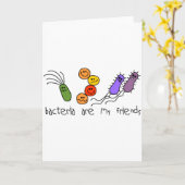 Carte Les bactéries sont mes amis (Fleur jaune)