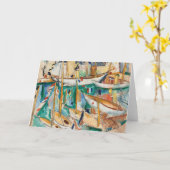 Carte Les Bateaux | Raoul Dufy (Fleur jaune)