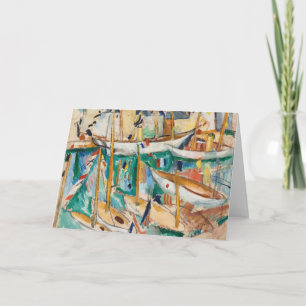 Carte Les Bateaux   Raoul Dufy