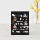 Carte Les bâtons de pêche sont comme des chips de pommes (Fleur jaune)