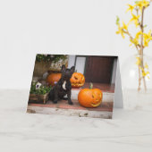 Carte Les bébés animaux les plus mignons | French Bulldo (Fleur jaune)