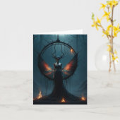 Carte Les bénédictions de Samhain (Fleur jaune)