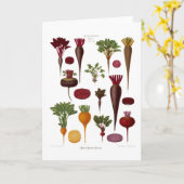 Carte Les betteraves (Fleur jaune)