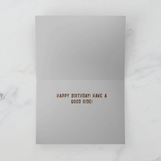 Carte Les bottes de cowboy éperonnent et ciel bleu ouver (Intérieur)