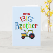 Carte Les cadeaux Big Brother de la construction (Fleur jaune)