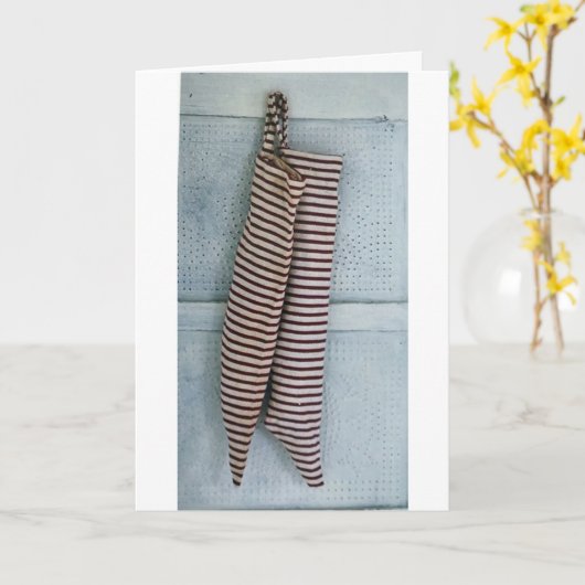 CARTE LES CADEAUX SONT ENVELOPPÉS/L'ARBRE EST TRIMMÉ MER (Fleur jaune)