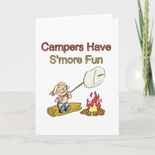 Carte Les campeurs ont S'more fun