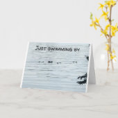 CARTE **LES CANARDS VEULENT ÊTRE PARDONNÉS** BATTUS ANNI (Fleur jaune)