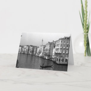 Carte Les canaux de Venise Italie