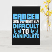 Carte Les cancers sont extrêmement difficiles à manipule (Fleur jaune)