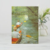 Carte Les Canots, Perissoires de Gustave Caillebotte (Debout devant)