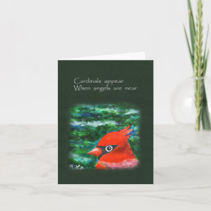 Carte Les cardinaux apparaissent quand les anges sont pr