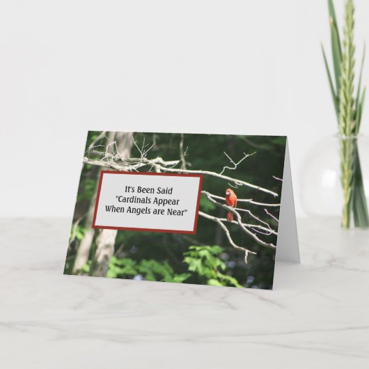 Carte Les cardinaux sont près des anges apparaissent - l (Devant)
