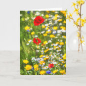 Carte Les Champs D'Art D'Été (Fleur jaune)
