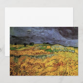 Carte Les champs par Vincent van Gogh (Devant / Derrière)