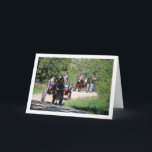 Carte Les charrettes à cheval dans le parc<br><div class="desc">Cartes à cheval dans la Carte de voeux du parc. Vous pouvez facilement customiser ce produit gratuitement si vous souhaitez ajouter du libellé ou changer la couleur du arrière - plan.</div>