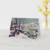 Carte Les chasseurs dans la neige, par Bruegel D. Ä. (Fleur jaune)