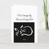 Carte les chats peuvent danser (Dos)