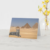 Carte Les chats règnent ! (Fleur jaune)