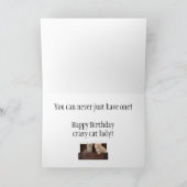 Carte Les chats sont comme des chips de pommes de terre  (Intérieur)