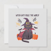 Carte Les Chats-Sorcières dominent le monde - Chat Noir (Devant)