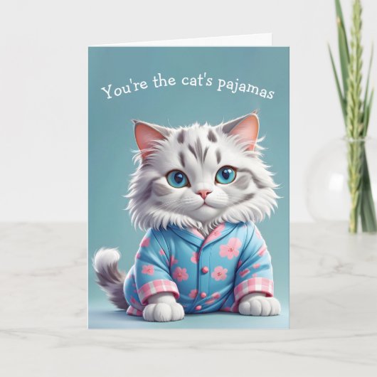 Carte Les Chaussons de Chat Merci (Devant)