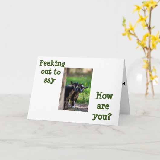 CARTE LES CHÈQUES SORTENT POUR DIRE **COMMENT ÊTES-VOUS (Fleur jaune)
