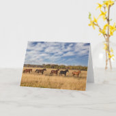 Carte Les Chevaux Juste En Dehors Du Parc National De Gr (Fleur jaune)