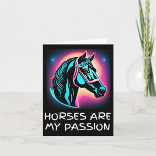 Carte Les Chevaux Sont Mon Pion Amateurs équestres Horse