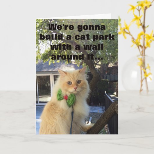 Carte Les chiens vont payer lui (Fleur jaune)