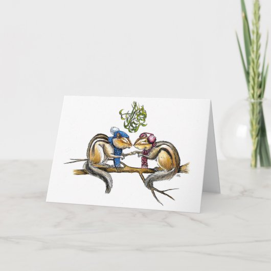 Carte Les Chipmunks sous le mélèze (Devant)