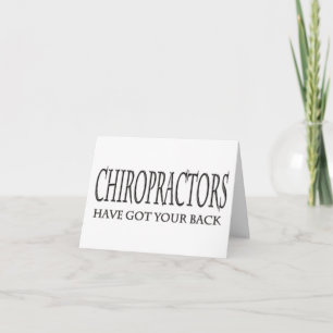 Carte Les chiroprakteurs ont votre dos