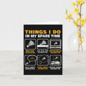 Carte Les Choses Que Je Fais Dans Mon Temps De Rechange  (Fleur jaune)