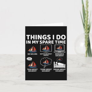 Carte Les Choses Que Je Fais Dans Mon Temps De Rechange 