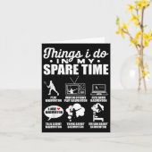 Carte Les Choses Que Je Fais Dans Mon Temps De Secours J (Fleur jaune)