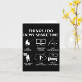 Carte Les Choses Que Je Fais Dans Mon Temps De Secours P (Fleur jaune)