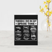Carte Les Choses Que Je Fais Dans Mon Temps De Secours P (Fleur jaune)