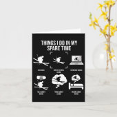 Carte Les Choses Que Je Fais Dans Mon Temps Libre (Fleur jaune)